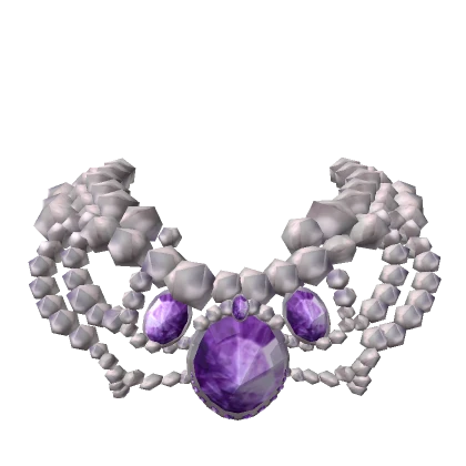 Pearl amethyst headpiece