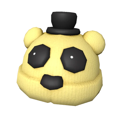 Golden Party Bear Beanie