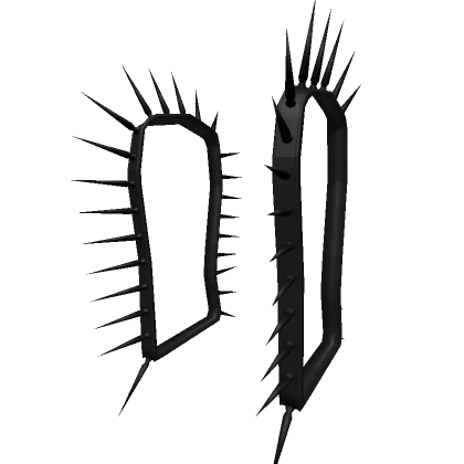 3.0 Punk Spike Suspenders (Jet)