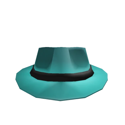 Faded Turquoise Fedora