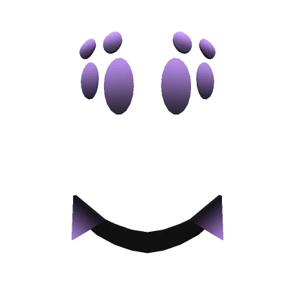 Smiling Lavender Spider Face