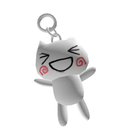 ɞ | (1.0) kawaii silly cat keychain