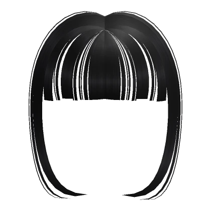 Black Straight Bangs