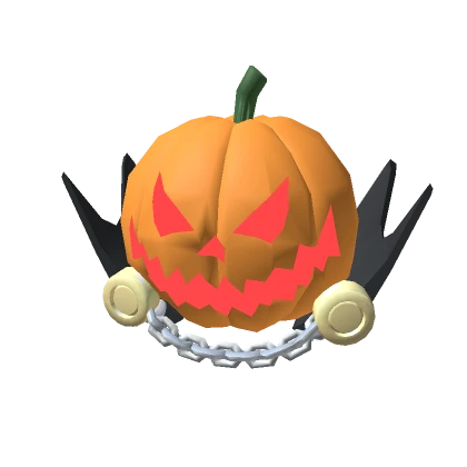 Halloween Pumpkin Head [ Orange ]