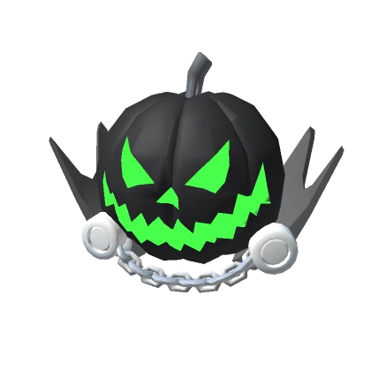 Halloween Pumpkin Head [ Green ]