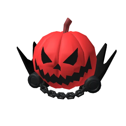 Halloween Pumpkin Head [ Red ]