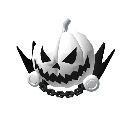 Halloween Pumpkin Head [ White ]