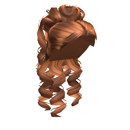 Victorian Half-up Curls in Ginger