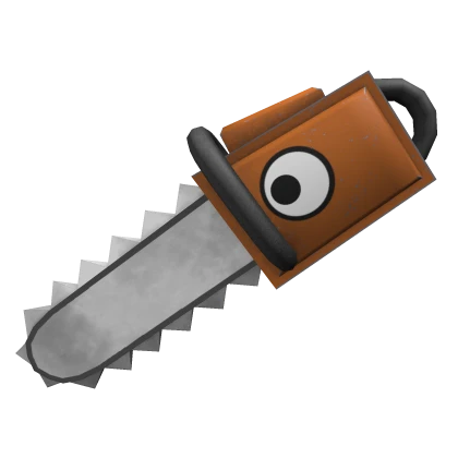 Friendly Orange Chainsaw