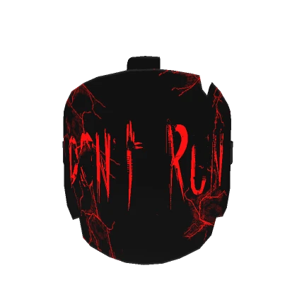 Animated Don't run broken mask red