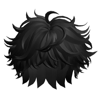 Fluffy Messy Hair(Black)