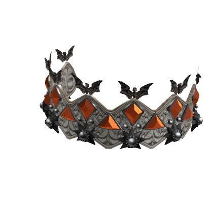 Halloween Silver Tiara of Darkness Baroness