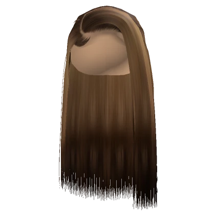 Reverse Ombre Side Part Silk Press