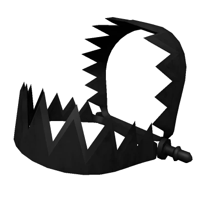 LEFT Beartrap Shoulder (Black) [Halloween]