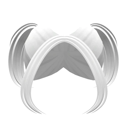 Cute Short White Pigtails