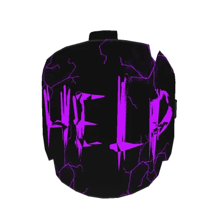 Animated Help broken mask purple