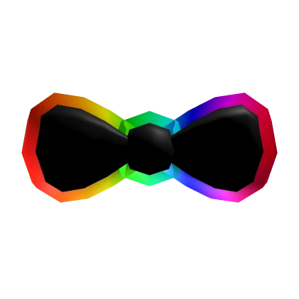 Dark Bow Rainbow Outline