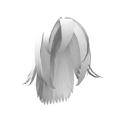 Anime Hip-Length White Hair