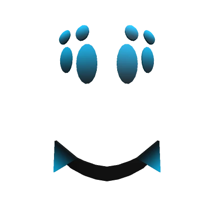 Smiling Blue Spider Face