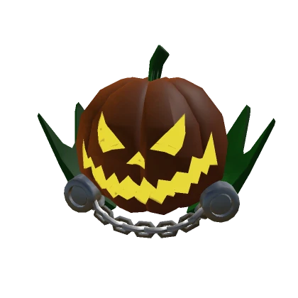 Halloween Pumpkin Head [ Scary Green ]