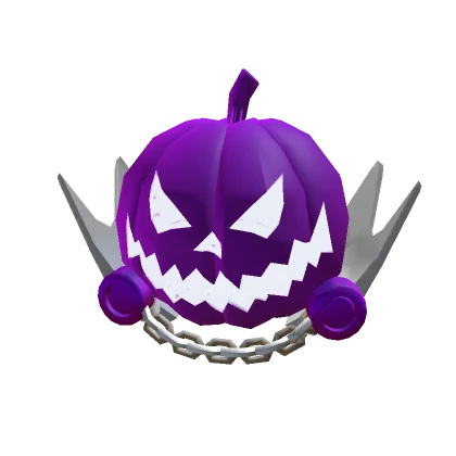 Halloween Pumpkin Head [ Purple ]