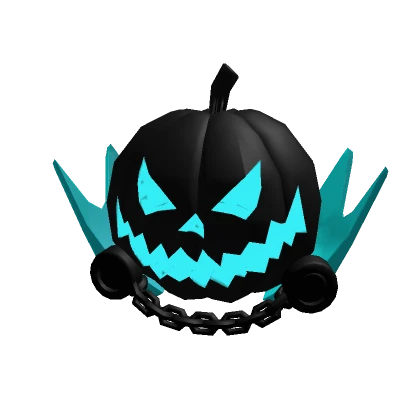 Halloween Pumpkin Head [ Cyan ]