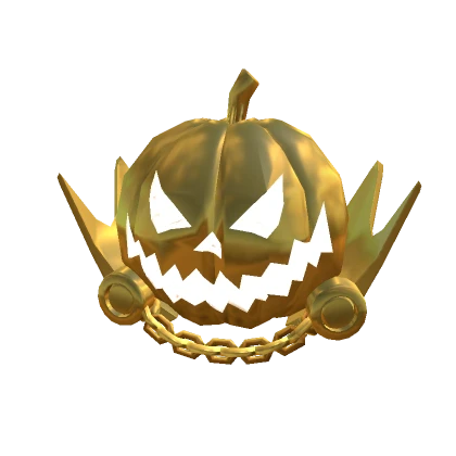 Halloween Pumpkin Head [ Gold ]