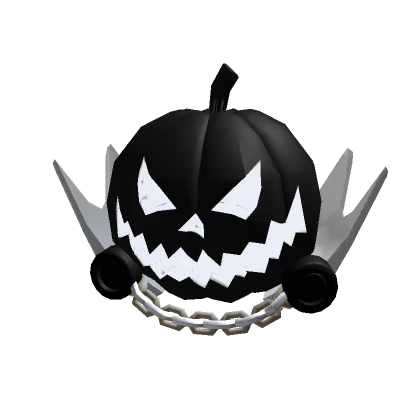 Halloween Pumpkin Head [ Black ]