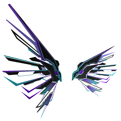 EDM Synthwave Wings (Neon Purple)