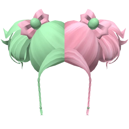 Creepy Cute Bow Split Pigtails Candy