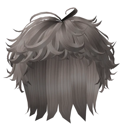 Ash Messy & Curly Hair