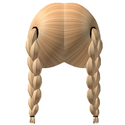 Blonde Braided Pigtails