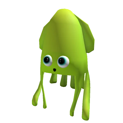 Neon Green Squid Hat