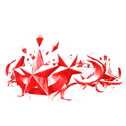 Neon Red Star Crown