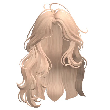 Messy Wavy Hairstyle(Blonde)