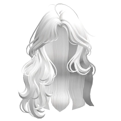 Messy Wavy Hairstyle(White)