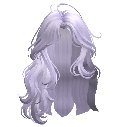 Messy Wavy Hairstyle(Light Purple)