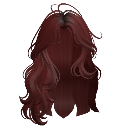 Messy Wavy Hairstyle(Dark Red)