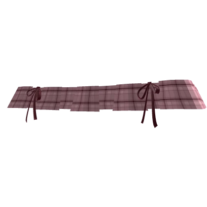 1.0 Girl Skirt Pink Plaid Ribbon