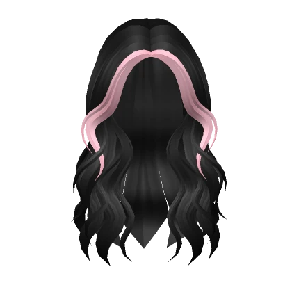 Lush Wavy Hair (Pink and Black)