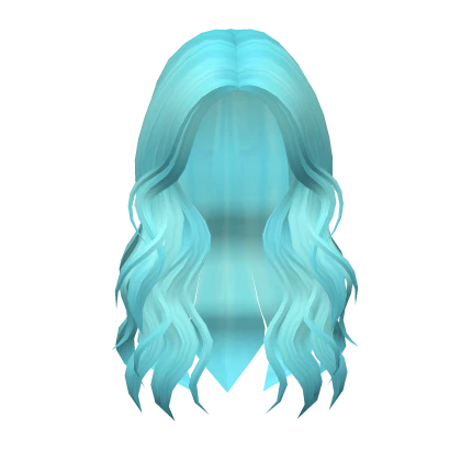 Lush Wavy Hair (Blue)