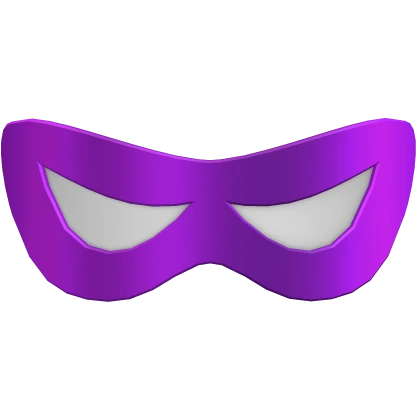 purple superhero mask