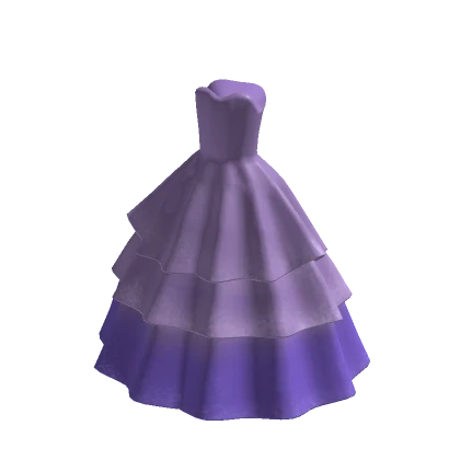 Purple Ombre Layered Dress