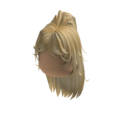 Hand-Held Head (Blonde Long Hair)