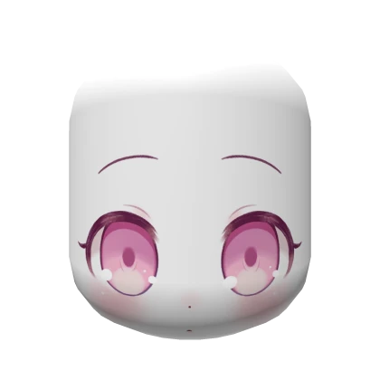 Clumsy Girl's Big Pink Eyes