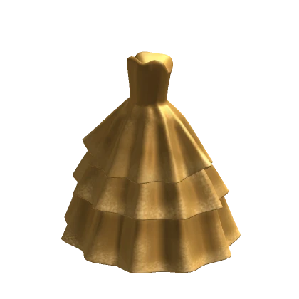 Gold Layered Dress