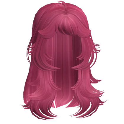 Anime Messy Wolfcut Layered Hair (H Pink)