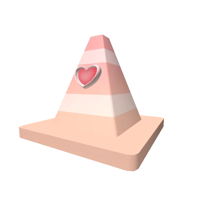 Pink Cute Traffic Cone