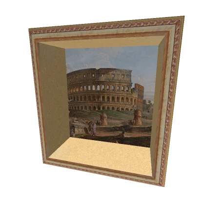 Portrait of a Hero at the Colosseum