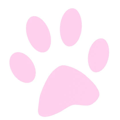 Cute Kitty Paw Face Sticker